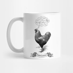 Mathemachicken Funny Math Chicken Pun Mug